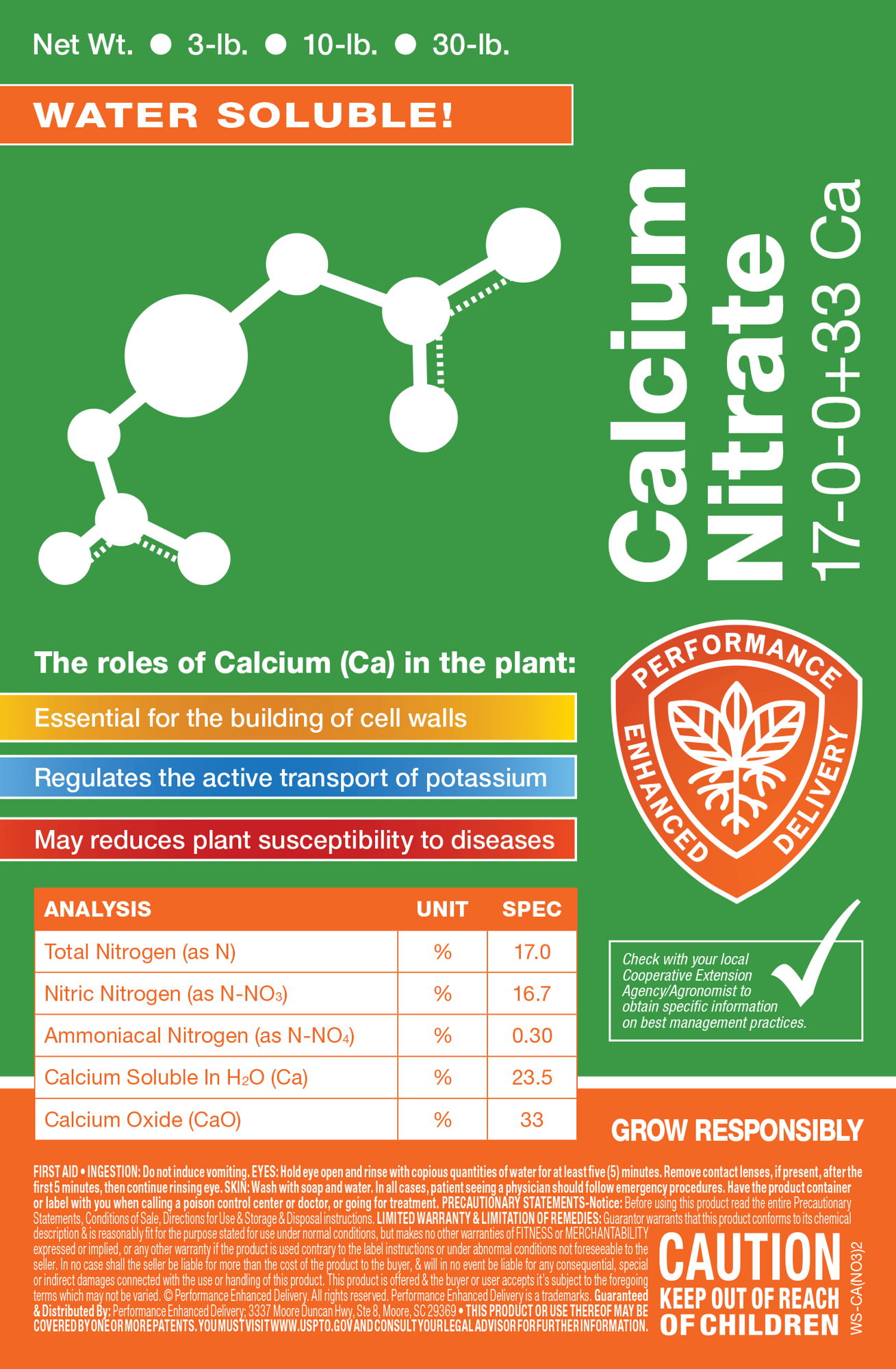 CA(NO3)2-WaterSoluble-Label